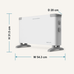 Конвектор WetAir WСH-500EWW