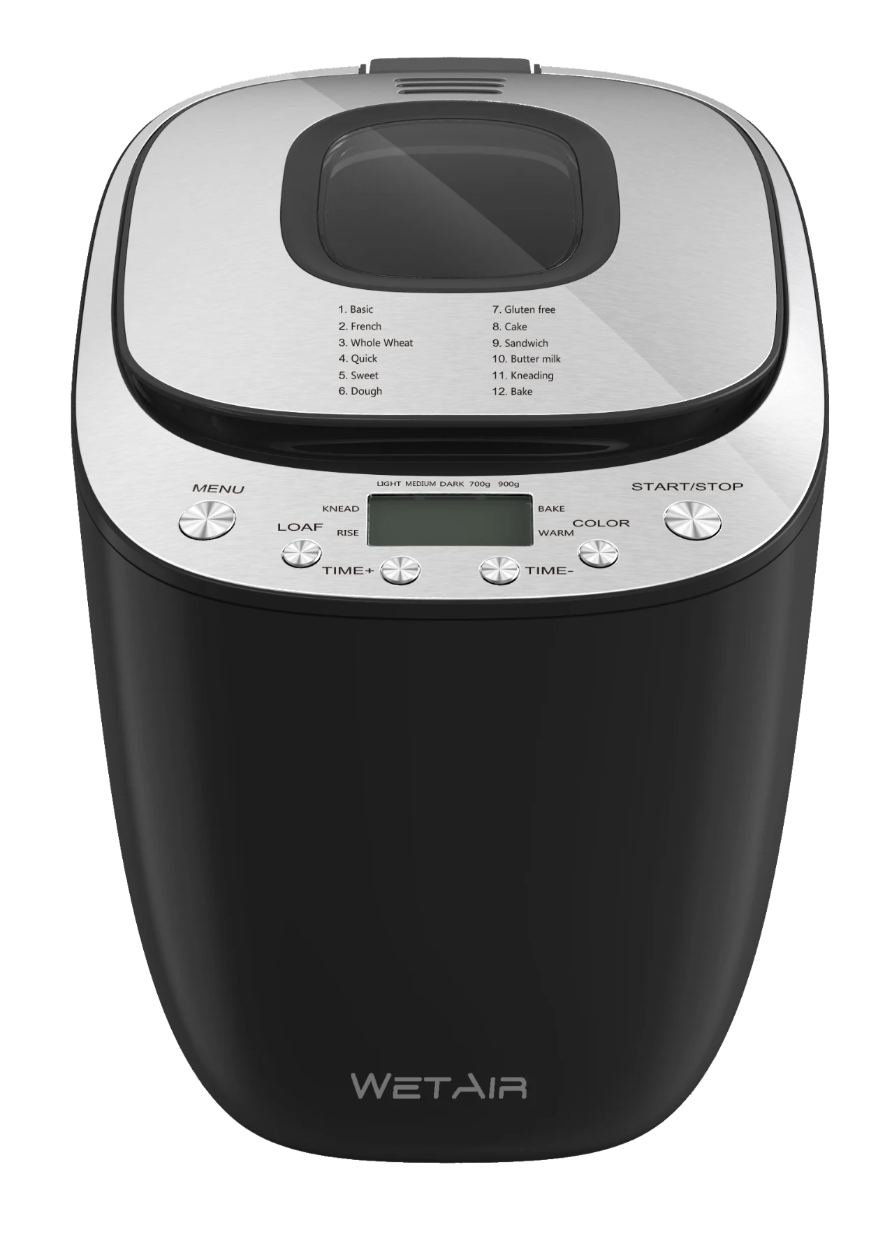 Хлібопічка WetAir WBM-X4406 у фронтальному ракурсі