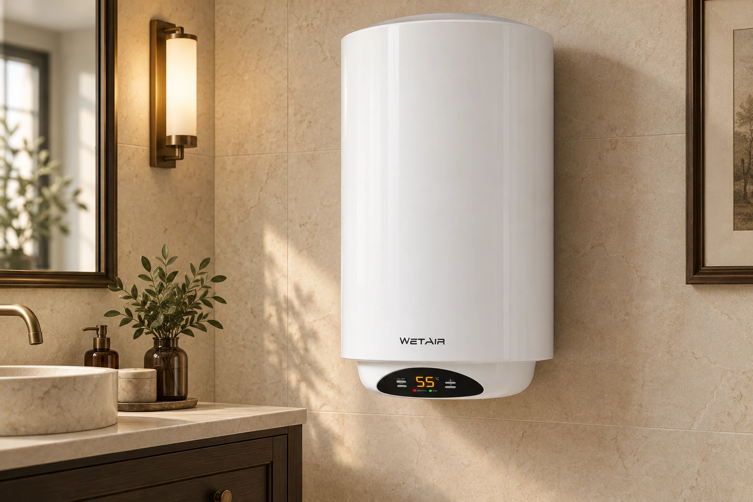 WetAir MWH1-50L · Interior visualisation
